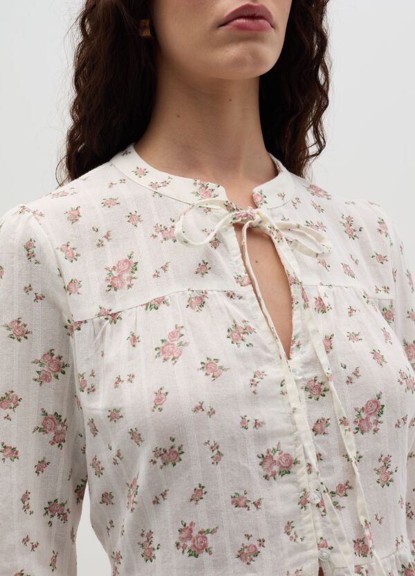 Ovs Blusa Con Laccetti E Motivo A Righe