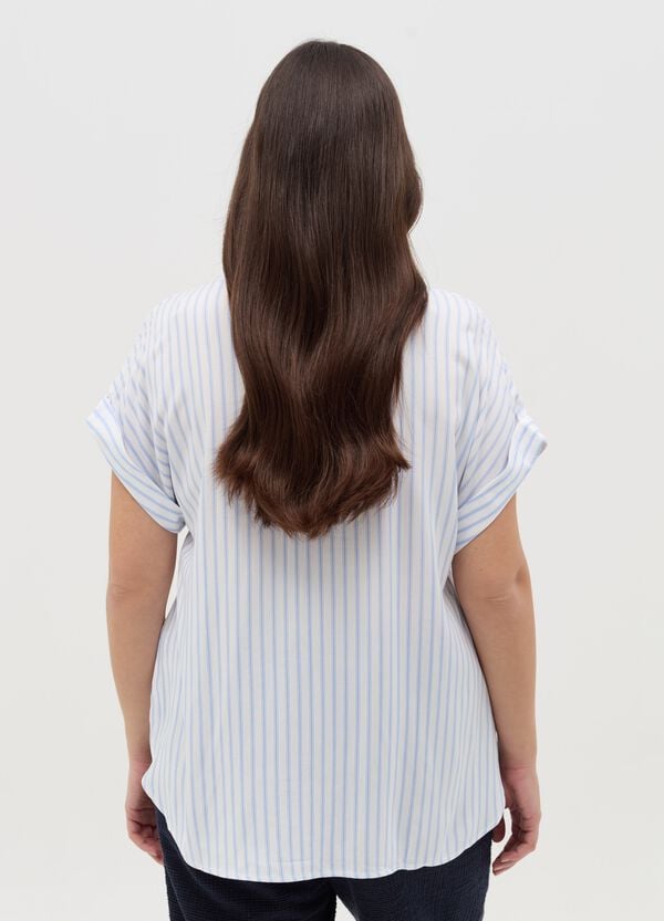 Ovs Blusa Con Scollo A V Fantasia Curvy