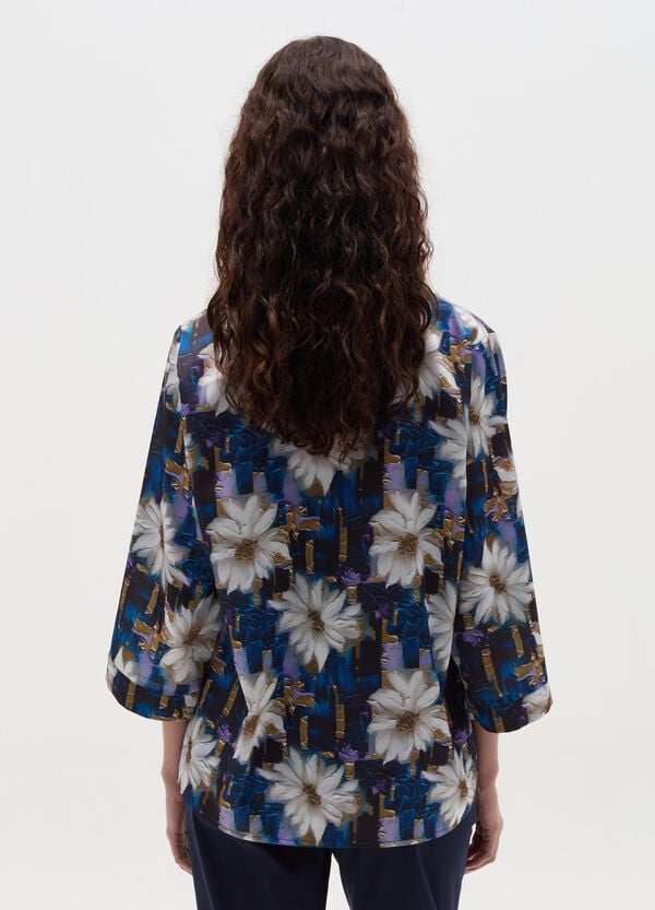 Ovs Blusa Con Stampa Floreale