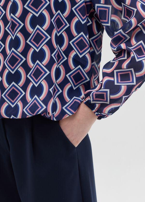 Ovs Blusa Con Stampa Geometrica