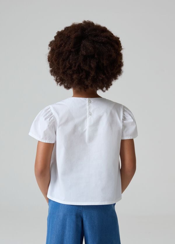 Ovs Blusa In Cotone Con Pinces