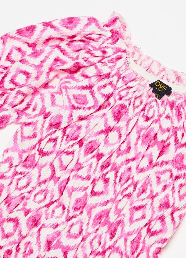 Ovs Blusa In Crêpe Con Stampa Ikat