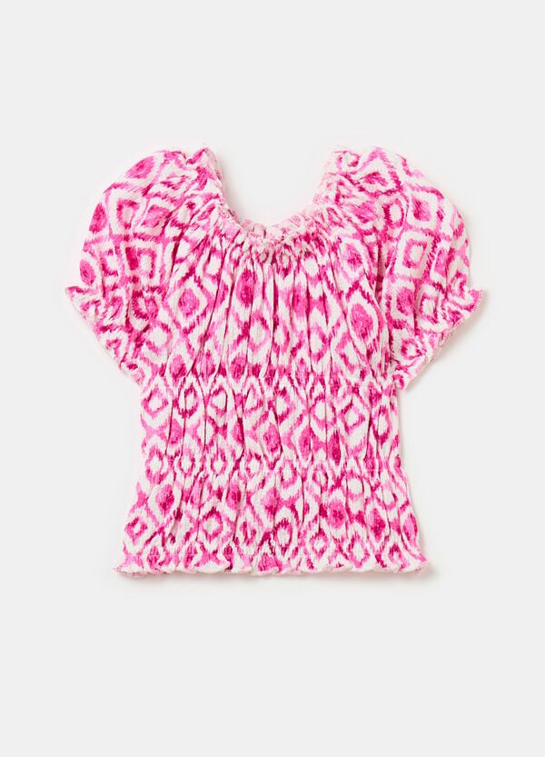 Ovs Blusa in crêpe con stampa ikat