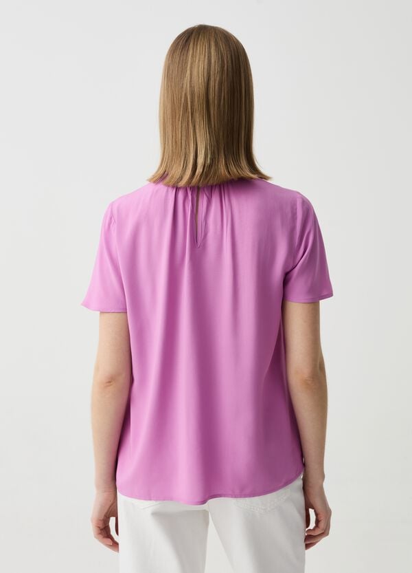 Ovs Blusa In Viscosa Con Plissettatura