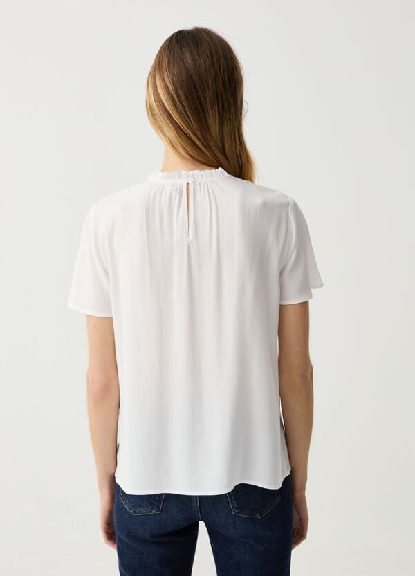 Ovs Blusa In Viscosa Con Plissettatura