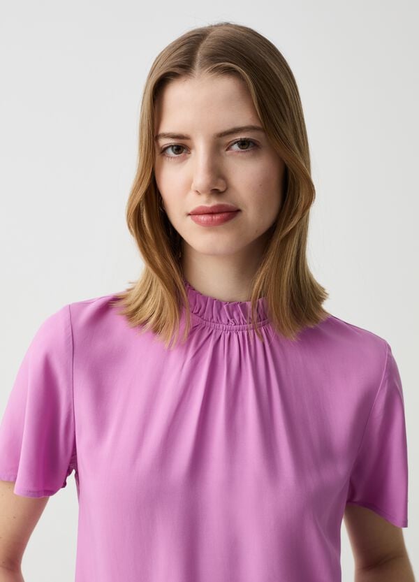Ovs Blusa in viscosa con plissettatura