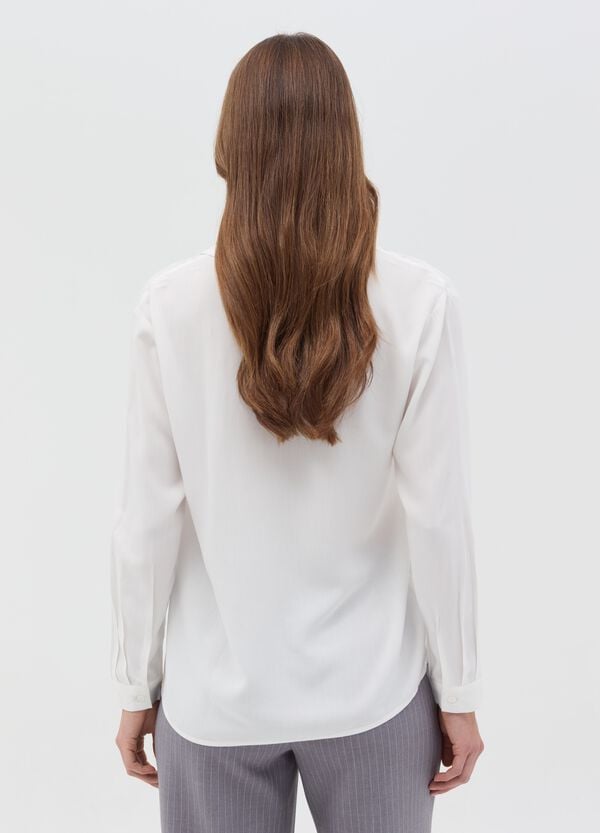 Ovs Blusa In Viscosa Con Scollo A V