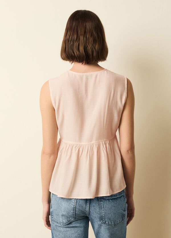 Ovs Blusa Scollo A V Con Laccetto