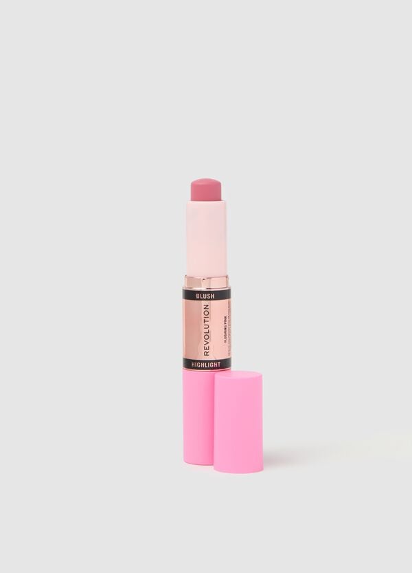 Ovs Blush & Highlight Stick Flushing Pink