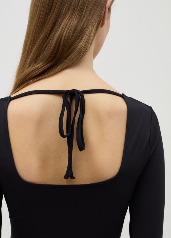 Ovs Body A Maniche Lunghe Collo Squadrato