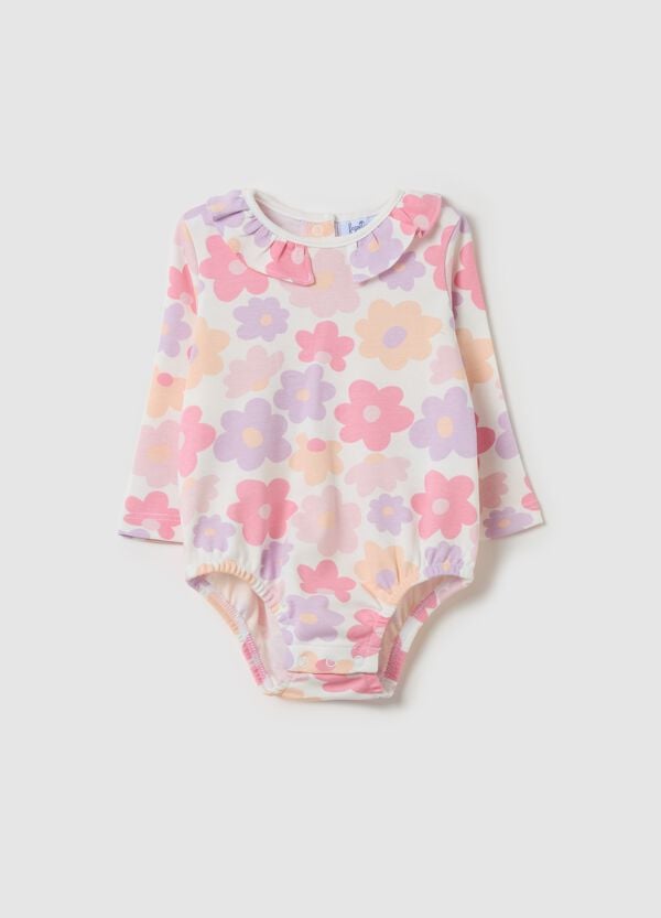Ovs Body a maniche lunghe con stampa fiori