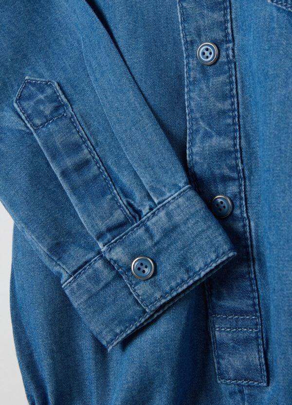 Ovs Body Camicia In Denim Con Tasca