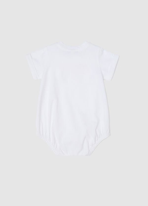 Ovs Body In Cotone Bio Con Ricamo I Love Mum & Dad