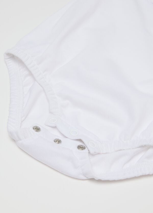 Ovs Body In Cotone Bio Con Ricamo I Love Mum & Dad