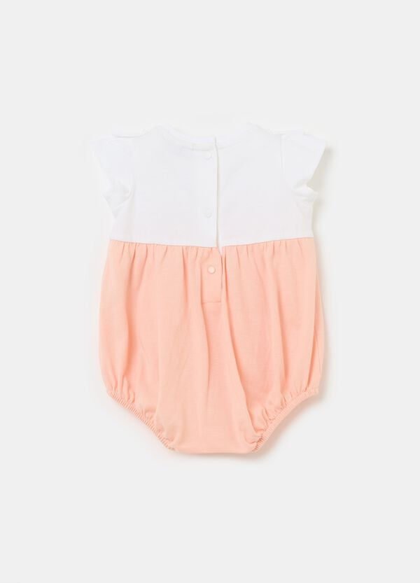 Ovs Body In Cotone Bio Con Stampa E Volant