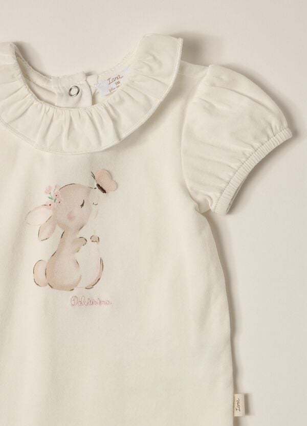 Ovs Body In Jersey Di Cotone Stretch IANA Neonata