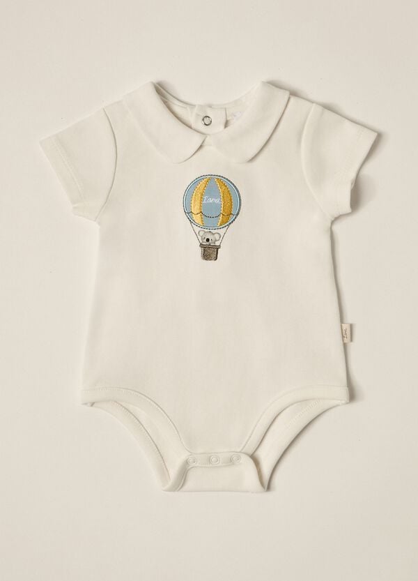 Ovs Body in puro cotone IANA neonato