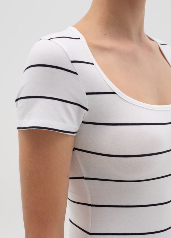 Ovs Body Maniche Corte A Righe