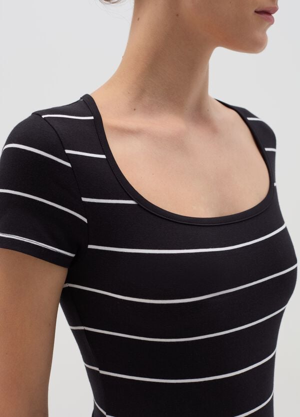 Ovs Body Maniche Corte A Righe