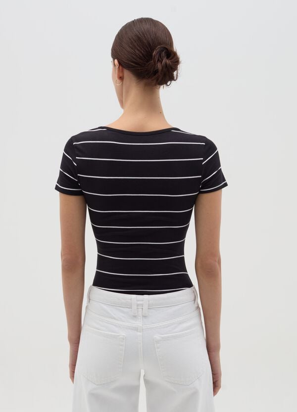 Ovs Body Maniche Corte A Righe