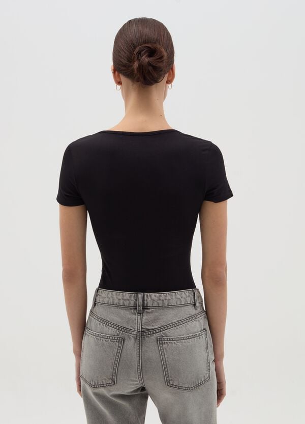 Ovs Body Maniche Corte Tinta Unita