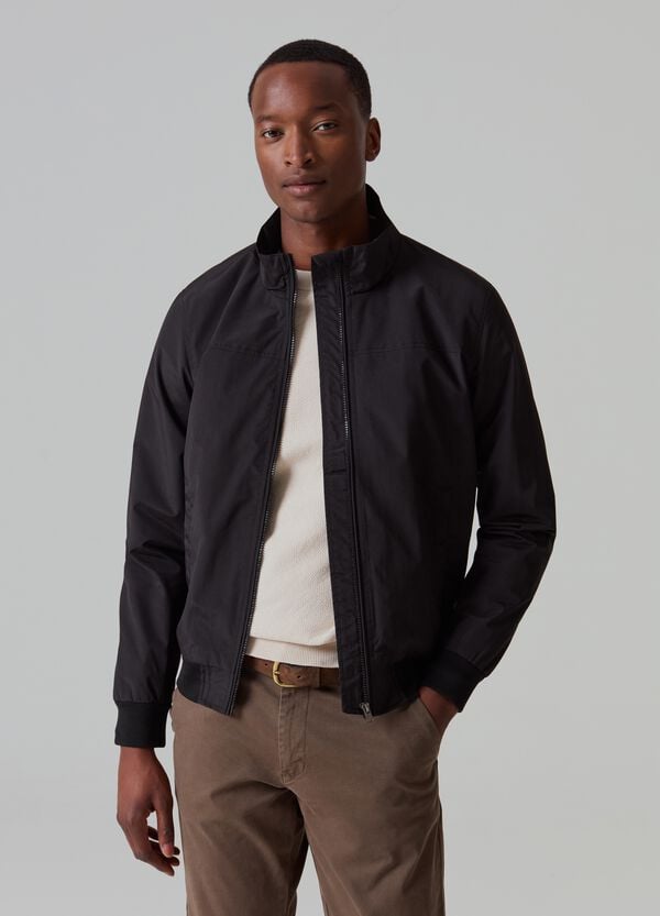 Ovs Bomber full-zip a collo alto