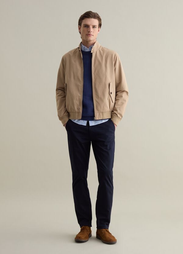 Ovs Bomber full-zip a collo alto