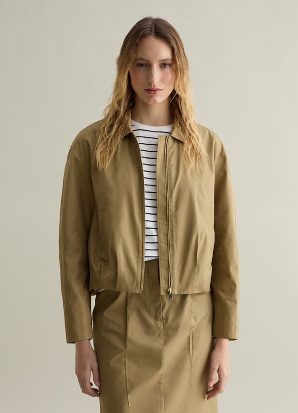 Ovs Bomber Full-zip Con Colletto