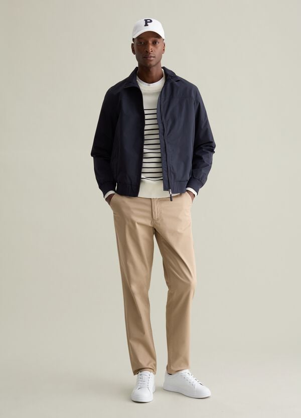 Ovs Bomber full-zip con collo alto