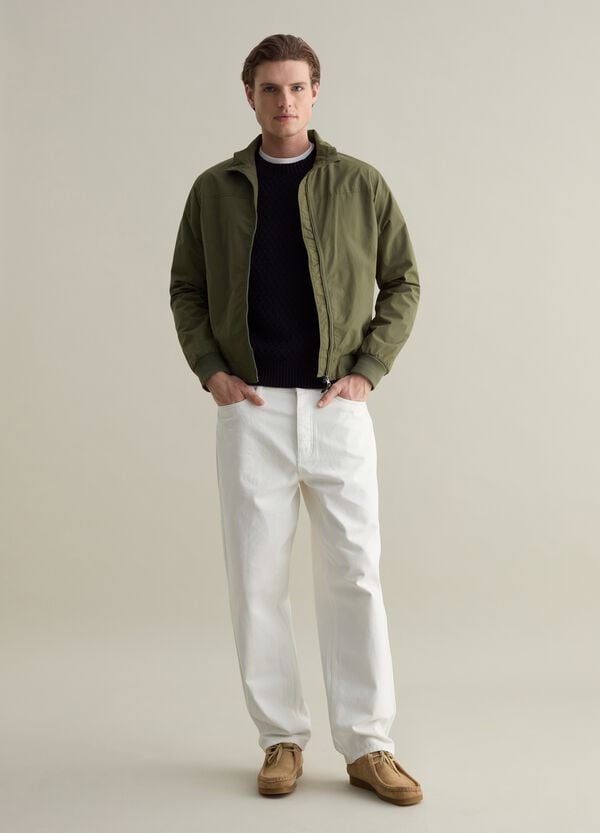 Ovs Bomber full-zip con collo alto