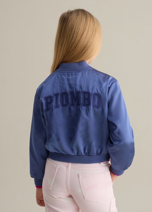 Ovs Bomber Full-zip In Satin