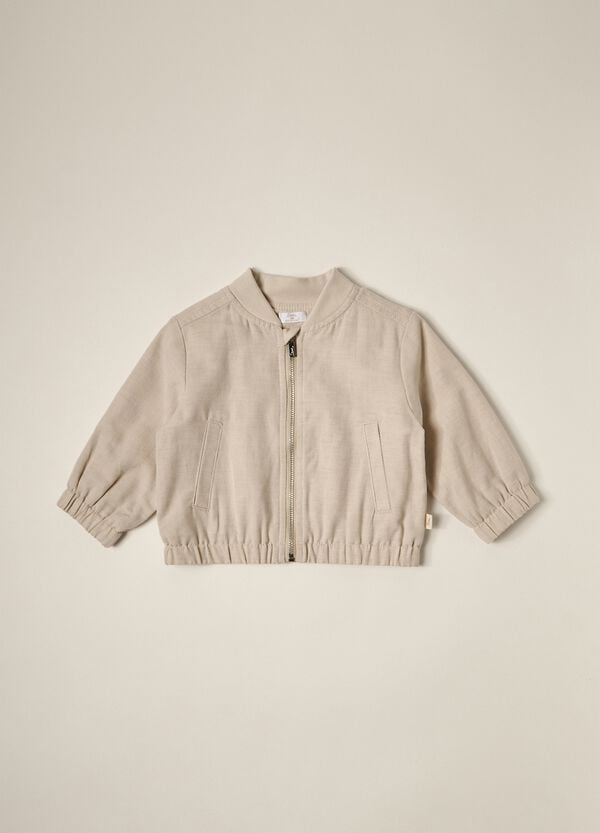 Ovs Bomber in twill IANA neonato