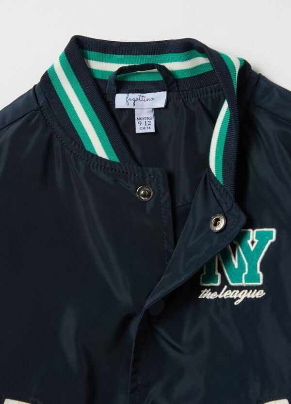 Ovs Bomber Varsity Con Patch "NY The League"