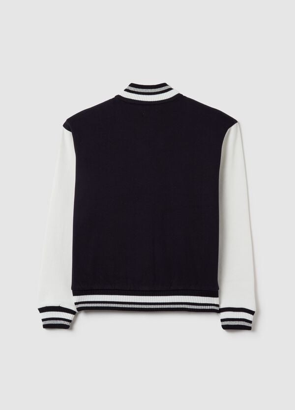 Ovs Bomber Varsity Con Ricamo "London"