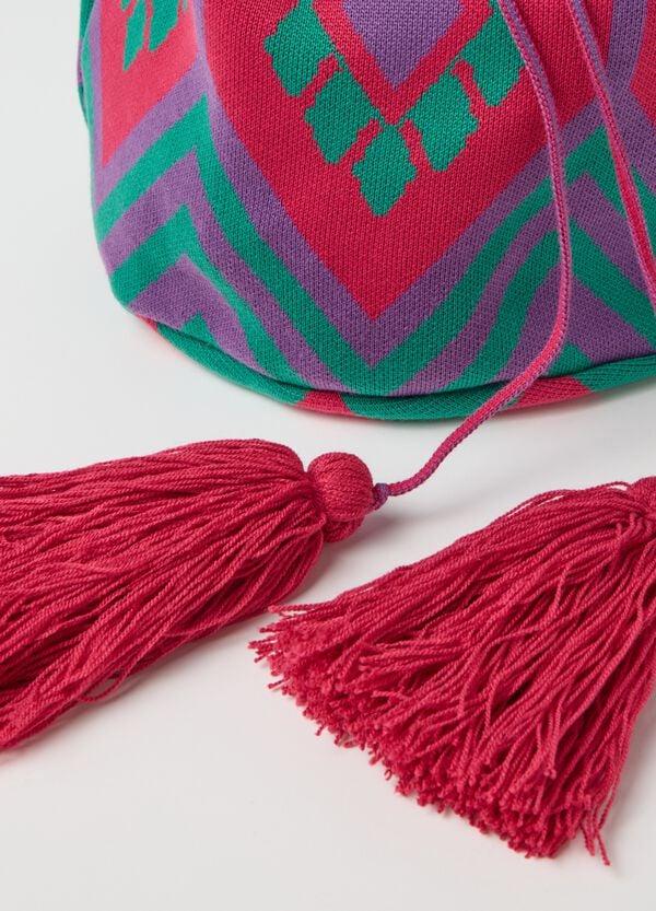 Ovs Borsa A Spalla Con Motivo Geometrico E Nappine