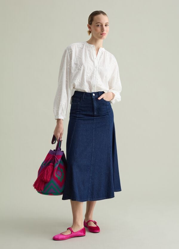 Ovs Borsa A Spalla Con Motivo Geometrico E Nappine