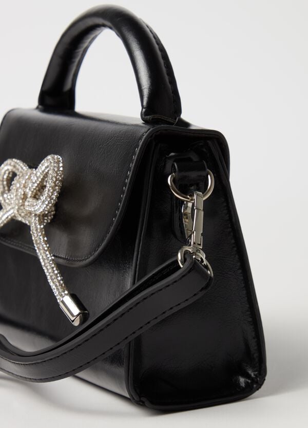 Ovs Borsa Effetto Lucido Con Nodo Di Strass