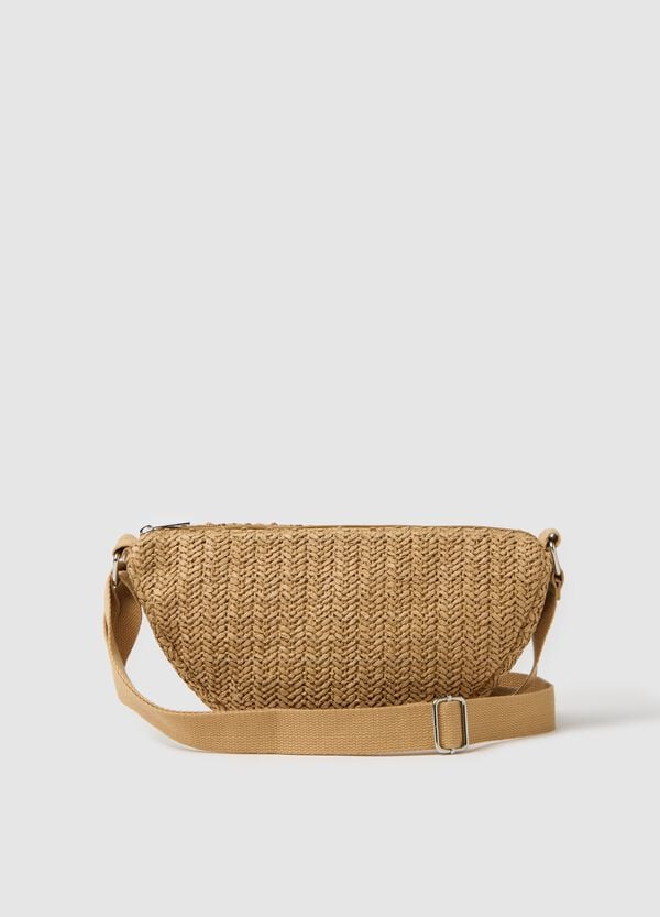 Ovs Borsa hobo beige in rafia