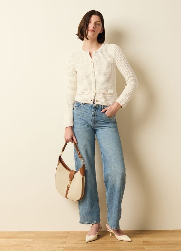 Ovs Borsa hobo in canvas