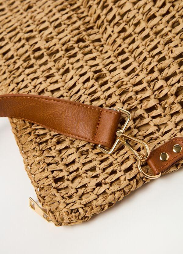 Ovs Borsa In Rafia Con Tracolla