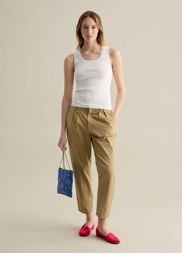 Ovs Borsa In Velluto Con Tracolla Blu