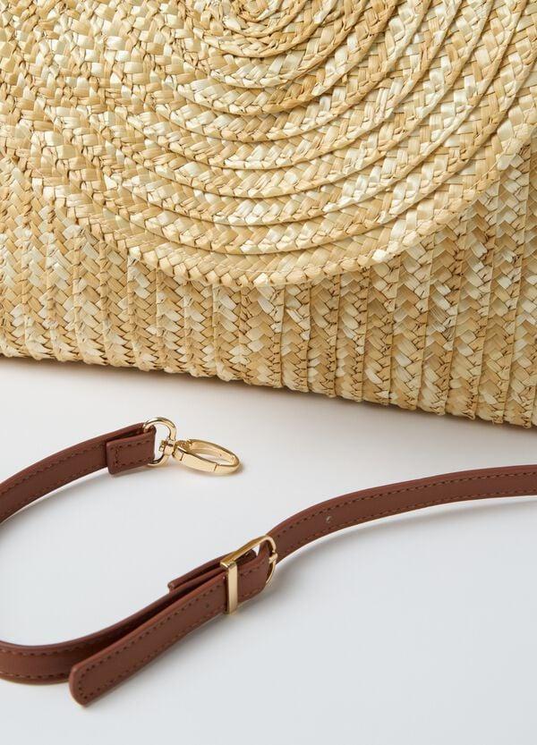 Ovs Borsa Rettangolare In Paglia Intrecciata