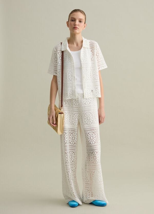 Ovs Borsa Rettangolare In Paglia Intrecciata