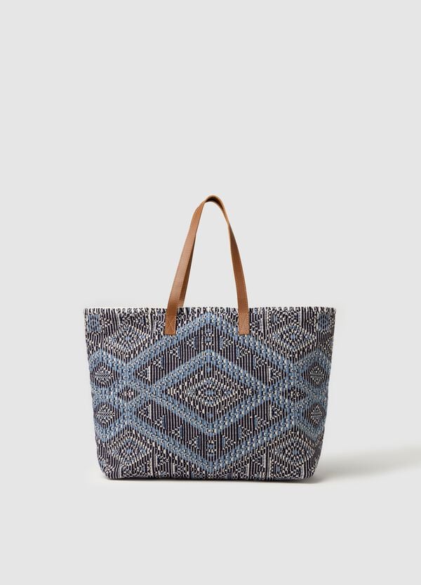 Ovs Borsa Shopper Con Motivo Kimono