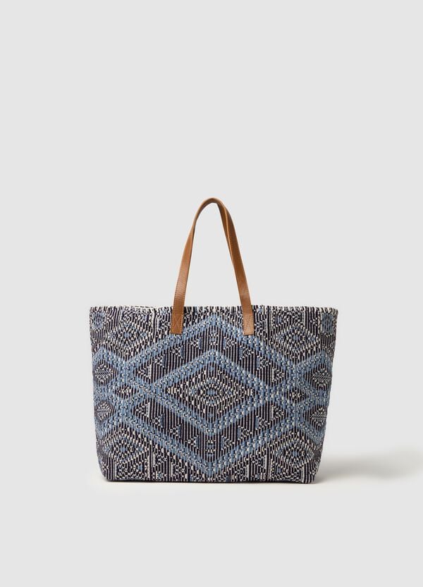 Ovs Borsa shopper con motivo kimono