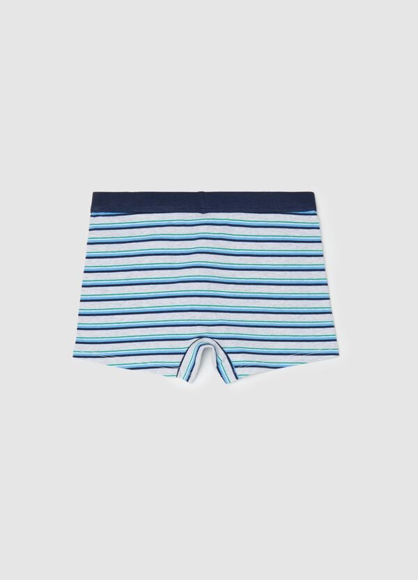 Ovs Boxer In Cotone Stretch A Righe
