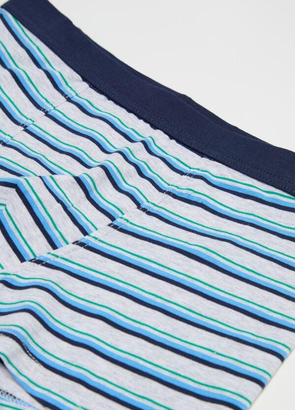 Ovs Boxer In Cotone Stretch A Righe