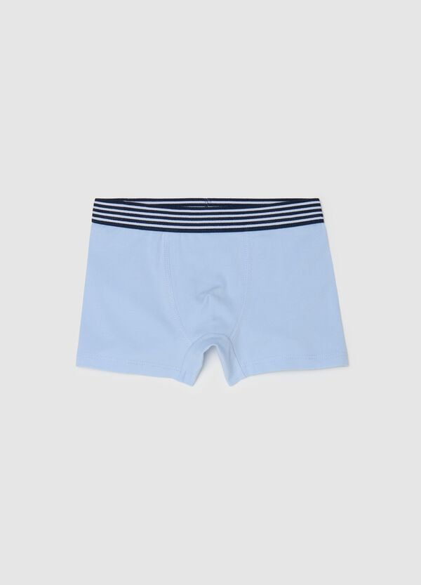 Ovs Boxer in cotone stretch con dettaglio a righe