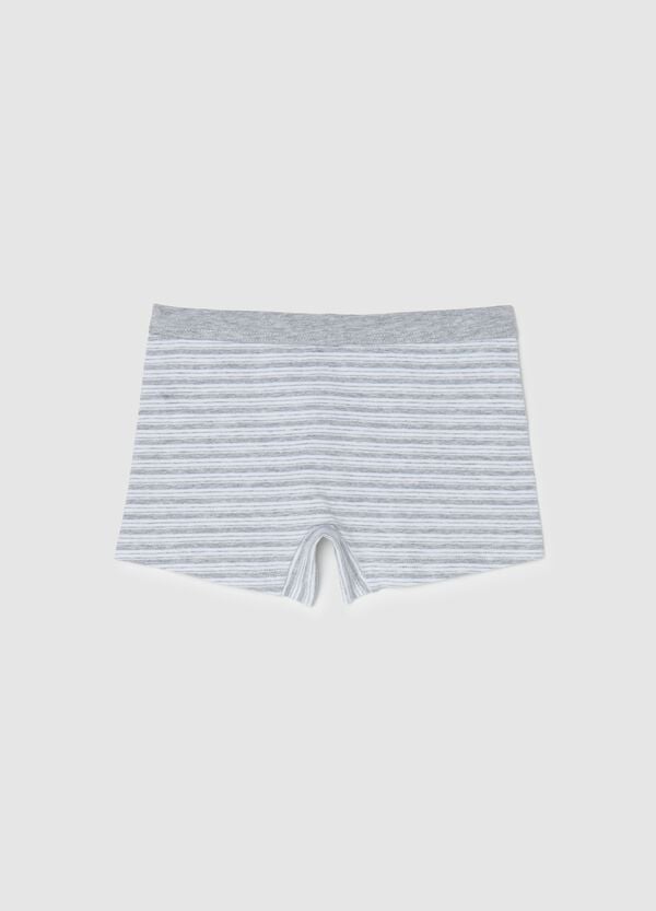 Ovs Boxer In Cotone Stretch In Fantasia A Righe
