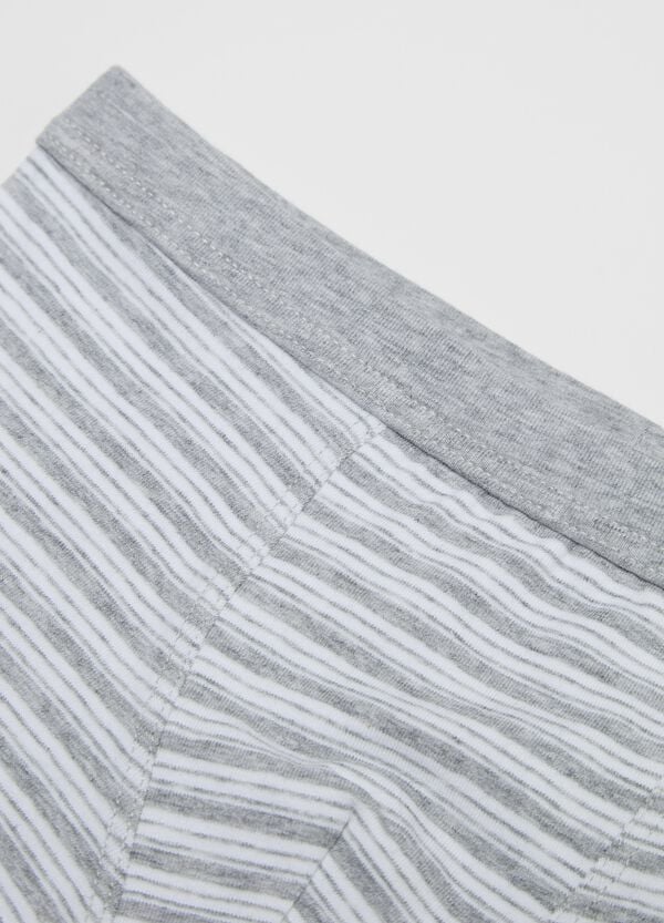 Ovs Boxer In Cotone Stretch In Fantasia A Righe